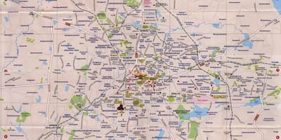 Бангалор славутасці карта
