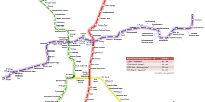 Bmrcl маршрут на карце